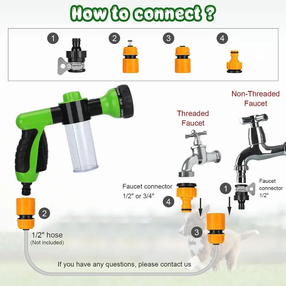 PupJet Wash - hose cleaning attachment