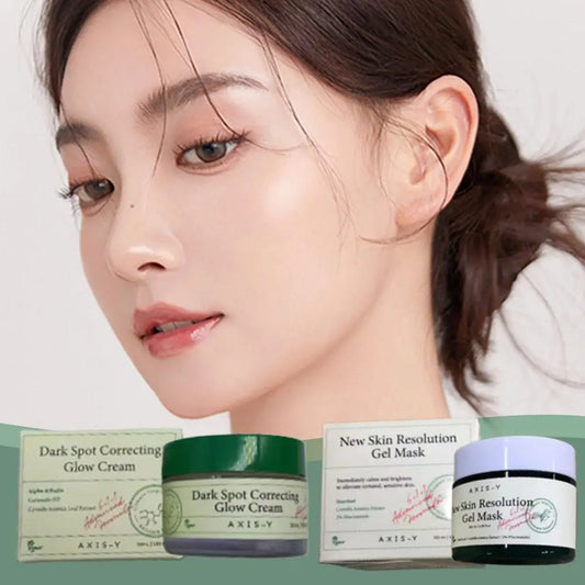 AXIS-Y Series Deep Moisturizing Non-Greasy Essence Brighten Repair Defects Face Cream Fade Dark Spot Serum Calming Facial Mask