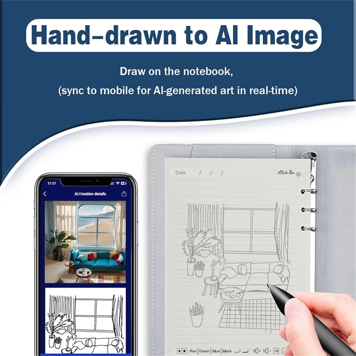 TRACE Synced Paper to Digital Notebook